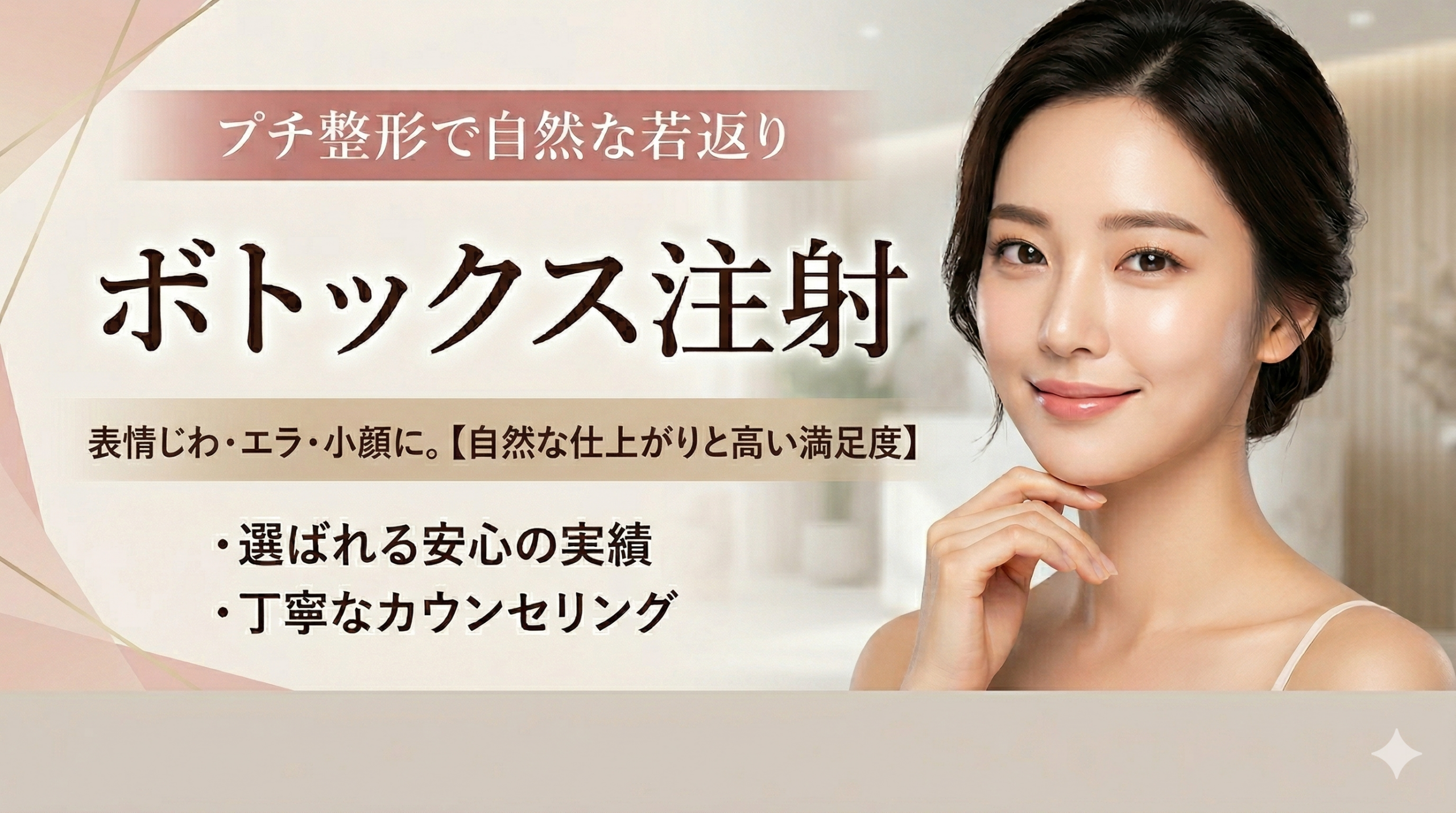 ボトックス注射 プチ整形で自然な若返り